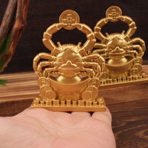 Objeto Decorativo de Aleación con Símbolo de Cangrejo, Amuleto de Feng Shui para el Hogar, Adorno de Mesa para el Año Nuevo Chino - Product Image 3
