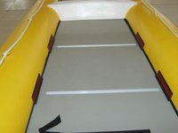 Bateau gonflable cataran, petit bateau gonflable gris, 10 m, 11 pieds