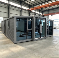Maison préfabriquée modulaire de luxe au design moderne et personnalisable pour les vacances