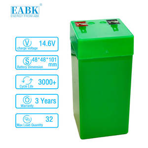 للمصابيح في حالات الطوارئ المكانس الكهربائية الصغيرة وغيرها من الأجهزة المحمولة EABK V 1.6Ah 1.8Ah 2Ah بطارية LiFePO4 قابلة لإعادة الشحن - Product Image 5