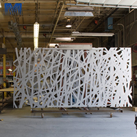 Panneau mural perforé en aluminium résistant aux intempéries et à l'eau pour la décoration intérieure des bâtiments (vente en gros)
