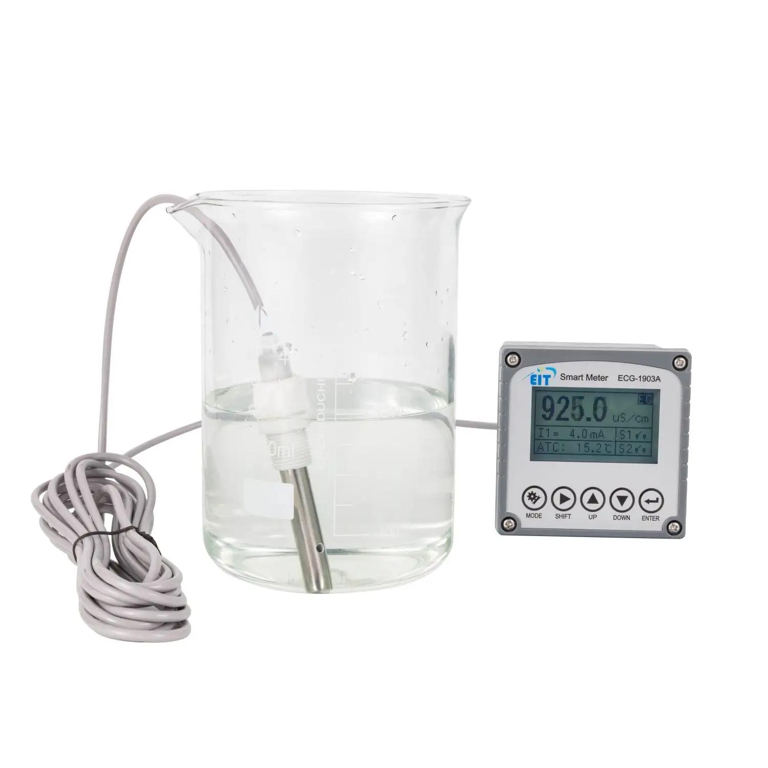 Dijital TDS PH EC DO direnç ölçer su RS 485 4-20 mA termal iletkenlik ölçer kanalizasyon arıtma için