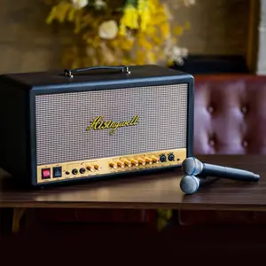 Voxfull MS06兼容充电电池供电户外音响立体声扬声器麦克风组电吉他放大器