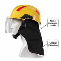 Casque de sauvetage ultra-léger 1220g en gros, isolation électrique et protection rigide latérale, équipement de lutte contre l'incendie