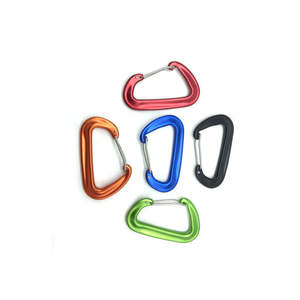 Mosquetons en alliage d'aluminium en forme de D pour l'extérieur, crochets de sécurité à dégagement rapide pour l'escalade, le camping, l'alpinisme, utilisation universelle - Product Image 3