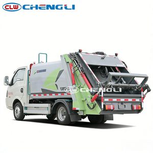 Energy Saving Silent 4 Cubic Meter <b>Electric</b> Waste Compactor Vehicle with Auto <b>Bin</b> Lifter for Municipal Street Sanitation Disposa - Product Image 2
