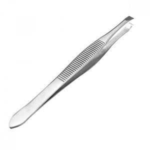 Pinces à épiler pour l'épilation, marque privée, logo personnalisé, vente chaude, pinces à sourcils en acier inoxydable, biseautées - Product Image 5