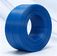Fil de cuivre toronné plat recouvert de papier isolé PVC 24 AWG 0,5 mm 105C pour bobinage de moteur, câble ignifuge IP54
