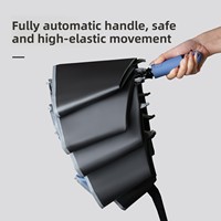 Parapluie pliant semi-automatique en fibre de verre robuste à 10 baleines, diamètre 105 cm, protection UV, personnalisable, cadeau promotionnel pour