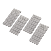 Bonne qualité Double face diamant ensemble outil d'affûtage couteau pierre à aiguiser pierre à aiguiser pour cuisine à l'aide