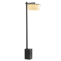 Lampe sur pied moderne de luxe pour la décoration du salon, lampe sur pied haute avec abat-jour en tissu, lampe sur pied LED d'intérieur