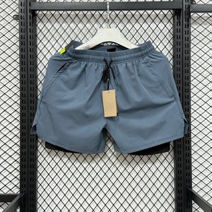 Pantalones Cortos Deportivos para Hombre, Doble Capa, Transpirables, de Secado Rápido, Anti-Transpiración, de Seda de Hielo, para Fitness, Running y Deportes al Aire Libre - Product Image 5