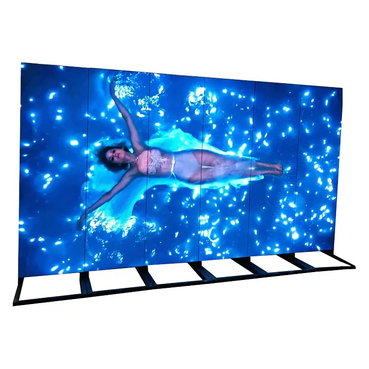 Led Video Screen P2.5 Portable Smart Advertising Player Led Screen Mirror LED Video HD Standing Poster LED Display Screen