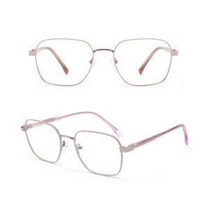 Gafas Metálicas de Alta Gama Personalizables, Montura Óptica Ligera, Gafas de Gran Tamaño, Venta al Por Mayor de Fábrica para Uso Diario, OEM/ODM - Product Image 2