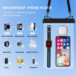 Nieuwe Aankomst Outdoor Ipx8 Waterdichte Telefoonzak Tot 8.9 "Universele Waterdichte Telefoonhoes Voor Mobiel Met Lanyard - Product Image 5