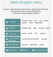 Friteuse à Air en acier inoxydable rouge, appareil pour la cuisine, usage domestique, sans huile