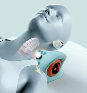 Almohada de Masaje Cervical Eléctrica Portátil Multifuncional Azul con Tracción para Relajación Muscular del Cuello, Dispositivo de Reparación para Uso Doméstico - Product Image 6