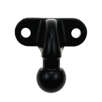 Support de remorque YH3705 avec boule pour remorquer des bateaux, des VTT, des motos - Support de remorque robuste avec boule de remorquage coudée