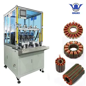 Qiwei工場高精度ファン巻線機電気モーターコイル巻線機自動固定子巻線機