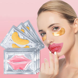 Vente en gros de masques à lèvres en cristal, patchs en gel, coussinets de bouche en hydrogel, soin lisse et hydratant, or frais, <span class=keywords><strong>film</strong></span> pour les lèvres endormies - Product Image 2