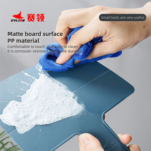 Boîte à outils anti-éclaboussures et de rangement pour huile de chaîne de moto, en PVC, couleur bleue, marque CYLION - Product Image 4