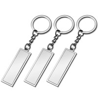 Porte-clés à code-barres bidimensionnel DIY en aluminium, petit pendentif cadeau, porte-clés personnalisé avec code QR