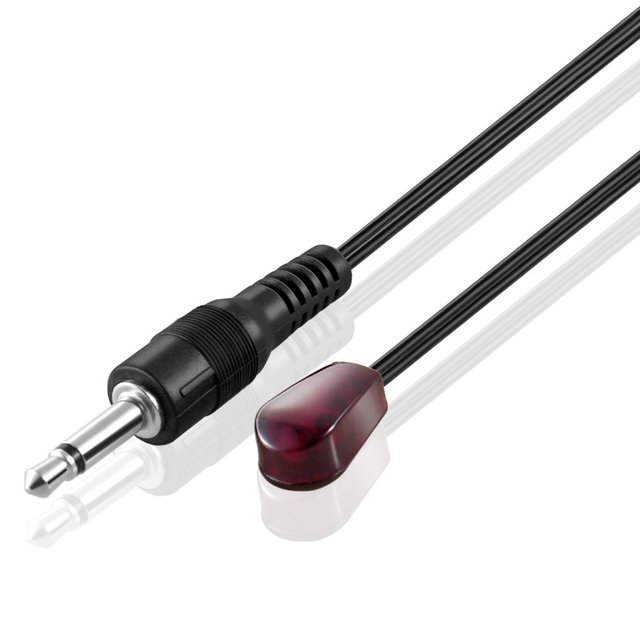 Single 3.5mm Jack Infrared Red Transmitter Blaster Eye Wire Cord PVC IR Infrared Emitter Extender Cable Extension for HDTV