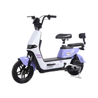 Vélo électrique élégant de 350 W pour les trajets quotidiens avec feux latéraux et alarme double télécommandée