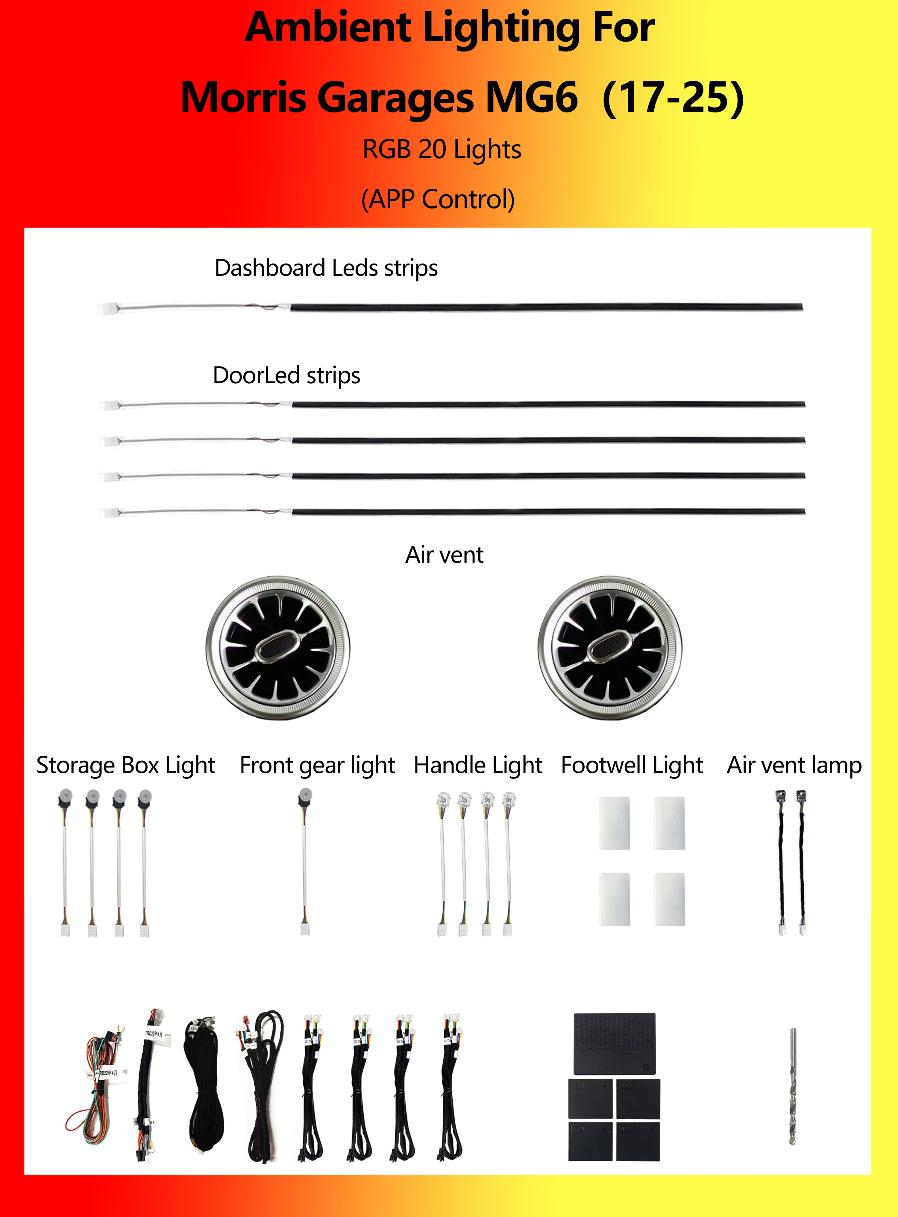 Morris Garajes MG6 RGB 20 Luces