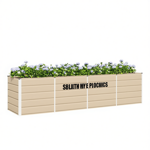 Maceta de Acero Sbljith Wye Plochnics, 240X80X75 cm, Jardinera para Exteriores, Diseño Moderno y Minimalista, Recubierta con Pintura en Polvo - Product Image 1