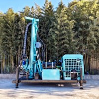 Foreuse rotative diesel à grande capacité et robuste, chenilles à roulements, mobilité maximale, profondeur maximale de 200 m, diamètre de 350 mm |   Forage pétrolier