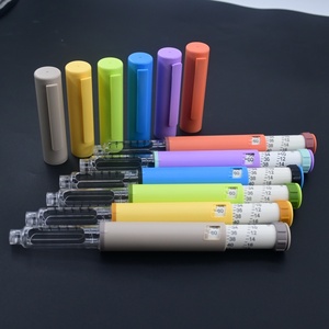 Multi <b>Color</b> 60IU Reusable Plastic <b>Pen</b> Injector for 3ml Cartridge with Packaging Box and Convenient Travel Design - Product Image 1
