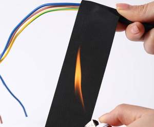 Cinta Acrílica Negra de Acetato para Arnés de Cableado de Automóviles, Cinta de Aislamiento de Doble Cara Resistente a Altas Temperaturas y Fácil de Rasgar - Product Image 3