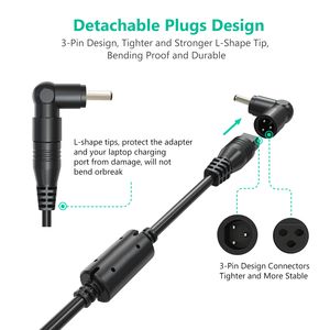 Nuevo adaptador de ordenador portátil de 18,5-20V 65W fuente de alimentación 8-12 puntas Asus para Acer para HP para Lenovo Condition OTP - Product Image 4