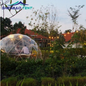 Lussuosa Tenda a Cupola <span class=keywords><strong>Igloo</strong></span> <span class=keywords><strong>da</strong></span> <span class=keywords><strong>Giardino</strong></span> Isolata 6m con Vetro Trasparente per Fiere Commerciali e Uso Domestico - Product Image 5