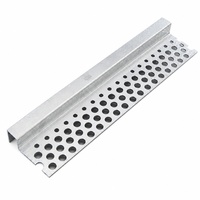 Profilé de finition en acier galvanisé pour plinthes, cornières de cloisons sèches, cornières de plâtre et accessoires de plafond métalliques