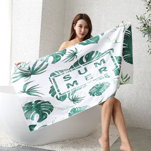 Microfiber Sand Free Beach Towel Gym Floor Cleaning Machine Jewelry Cleaning Cloth With Logo