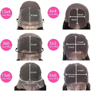 12a גלם שיער אדם פאה בתולה חדשה בורמזית מתולתל חזית 13 x4 13 x6 HD שקוף חזיתית שקוף חזיתית פאה זוהרת פאה לנשים שחורות - Product Image 6