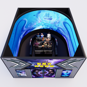 รถไฟเหาะเคลื่อนที่ด้วยไฟฟ้าสำหรับสวนผจญภัย9D 7D 4D 3D โดมใหม่2026 - Product Image 3