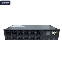 Prise PDU Intelligente Haute Puissance Terpress pour Ligne de Vieillissement, Triphasée 63A, 12 Prises C39, DPDU-V5-C3912-63A-3P, pour Test de Burn-in de Serveur IA