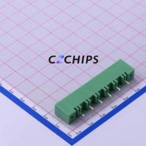 KF2EDGVM-7.62-6P Plug-in Terminal Block Through hole,P=7.62mm Connector Board-to-Board / Socket Closed Screw Fixing 1x6P 7.62mm - Product Image 2