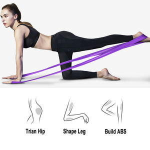 Yoga Fitness Entrenamiento Terapia física <span class=keywords><strong>Banda</strong></span> de tensión TPE Elástico <span class=keywords><strong>Ejercicio</strong></span> tirando <span class=keywords><strong>Banda</strong></span> - Product Image 2