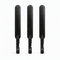 Antenne WiFi double bande 2.4G 5.8G à gain élevé 4dBi SSMA mâle pour routeur passerelle, antenne fouet extérieure longue portée