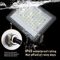 Projecteur LED à haute luminosité 30W-100W AC 200W, IP65 étanche, corps en aluminium pour extérieur, angle de faisceau de 120°, IRC 70, garantie 5 ans