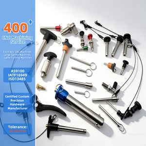 400 <span class=keywords><strong>CNC</strong></span>-Maschinen Maßgefertigte <span class=keywords><strong>CNC</strong></span>-Drehmaschine Edelstahl Schnellverschluss-Kugelverriegelungsstift - Product Image 2