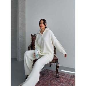 ชุดถักซิป 1556 ไซส์พลัส ลายพิมพ์ลำลอง ทรงหลวม ใส่ได้ทุกฤดู - Product Image 2