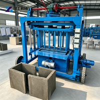 Machine manuelle de fabrication de briques en ciment avec une capacité de 5 à 7 briques pour les travaux de jardinage et de cheminement à domicile