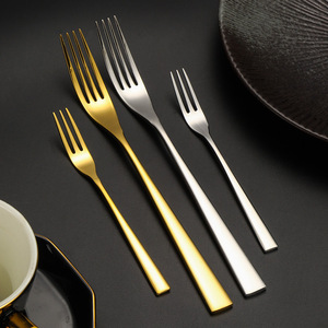 Juego de cubiertos de acero inoxidable A51 New Era, cuchillo, tenedor y cuchara de color sólido para comedor de adultos. - Product Image 2