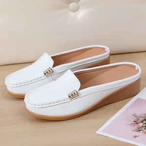 <span class=keywords><strong>Mocassini</strong></span> 2025 nuovi <span class=keywords><strong>mocassini</strong></span> da <span class=keywords><strong>donna</strong></span> Casual di grandi dimensioni leggero modello sintetico solido per le tendenze alla moda - Product Image 4