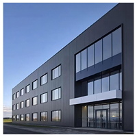Entrepôt préfabriqué moderne en acier, atelier industriel, bâtiment à structure légère en acier, salle d'exposition - Vente chaude
